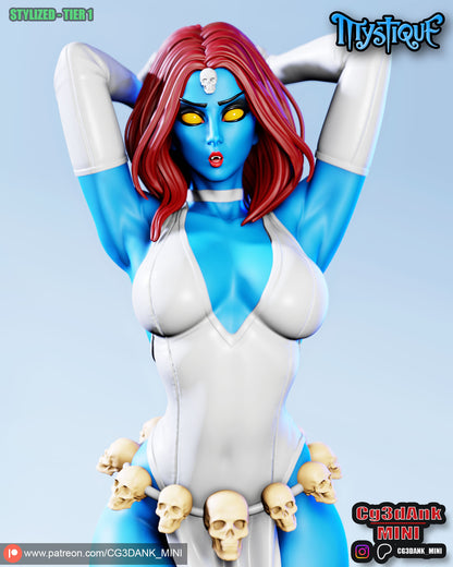 Mystique Statue 3D-Printed Kit