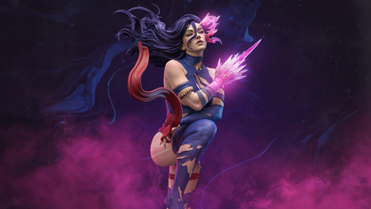 Savage Land Psylocke Statue 3D-Printed Kit