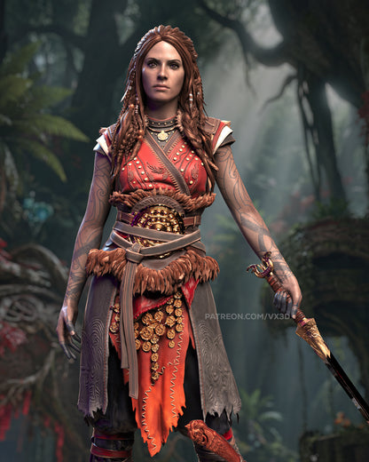 Freya Statue 3D-Printed Kit