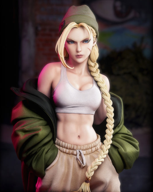 StreetWear Cammy Statue 3D-Printed Kit