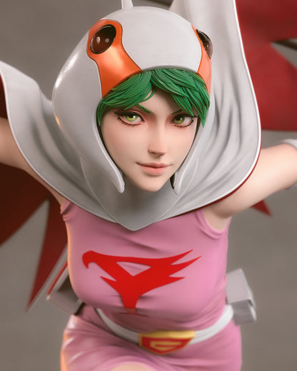 Jun The Swan Statue 3D-Printed Kit