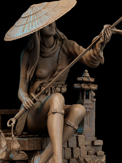 Psylocke Statue
