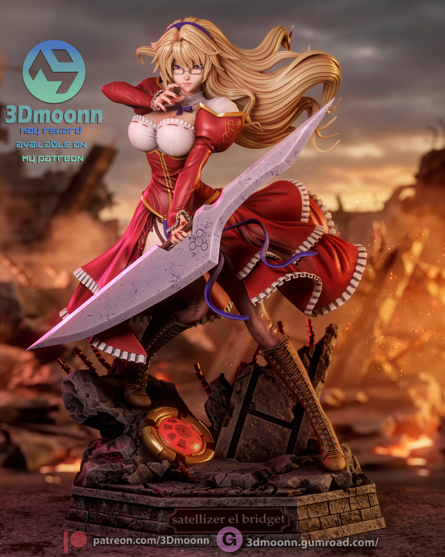 Satellizer L Bridget 3D-Printed Kit