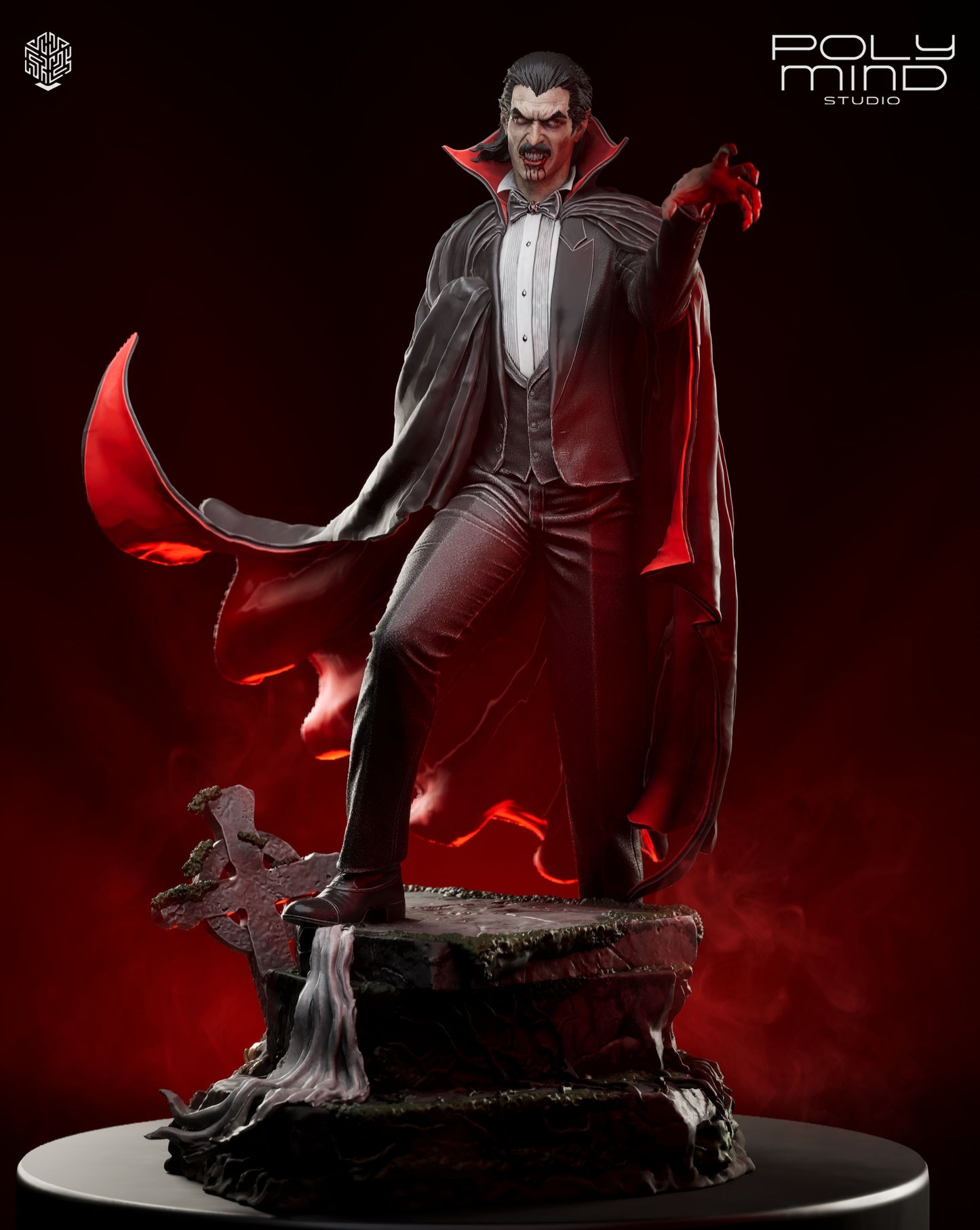 Dracula Statue 3D-Printed Kit