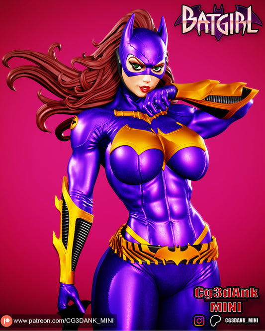 Batgirl Statue 3D-Printed Kit