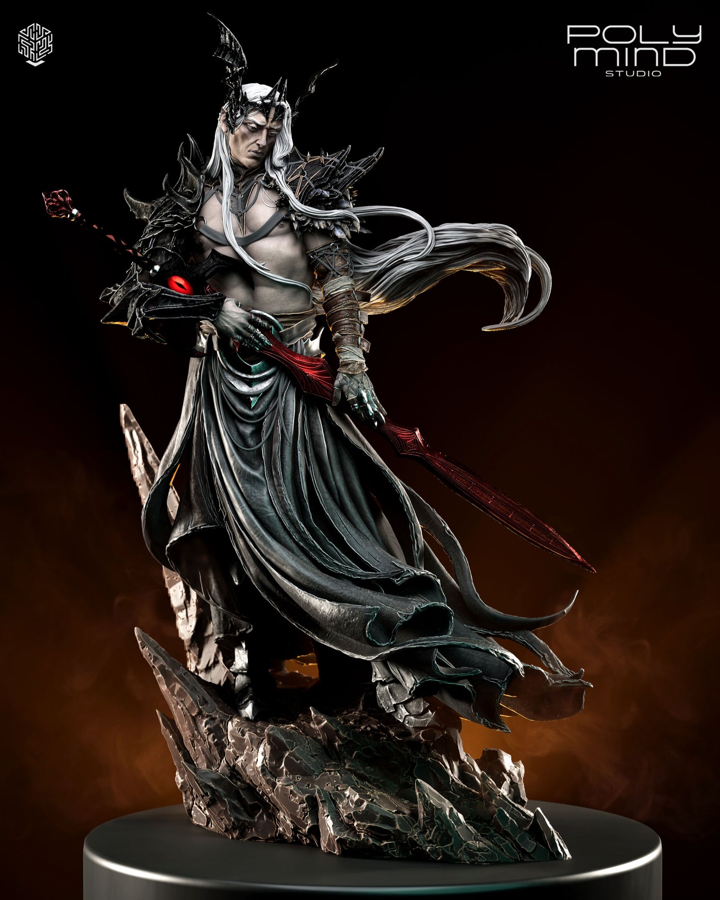 Elf King Statue 3D-Printed Kit