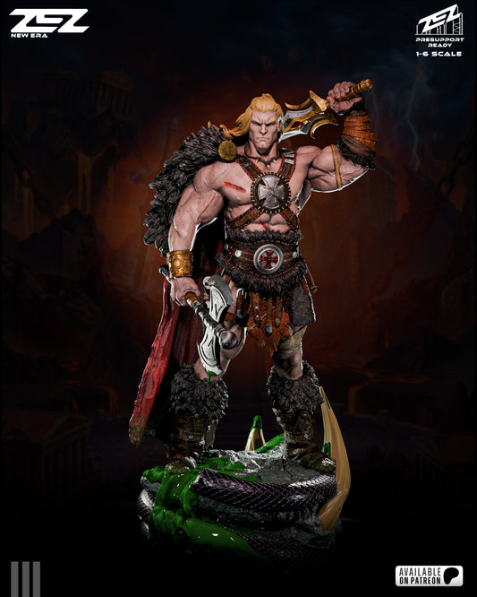 He-Man (Museum Pose) Statue 3D-Printed Kit