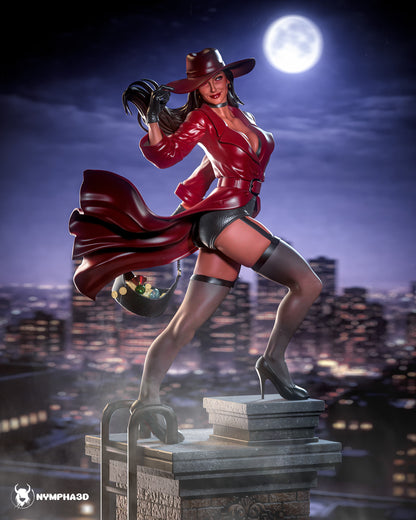Carmen Sandiego Statue 3D-Printed Kit