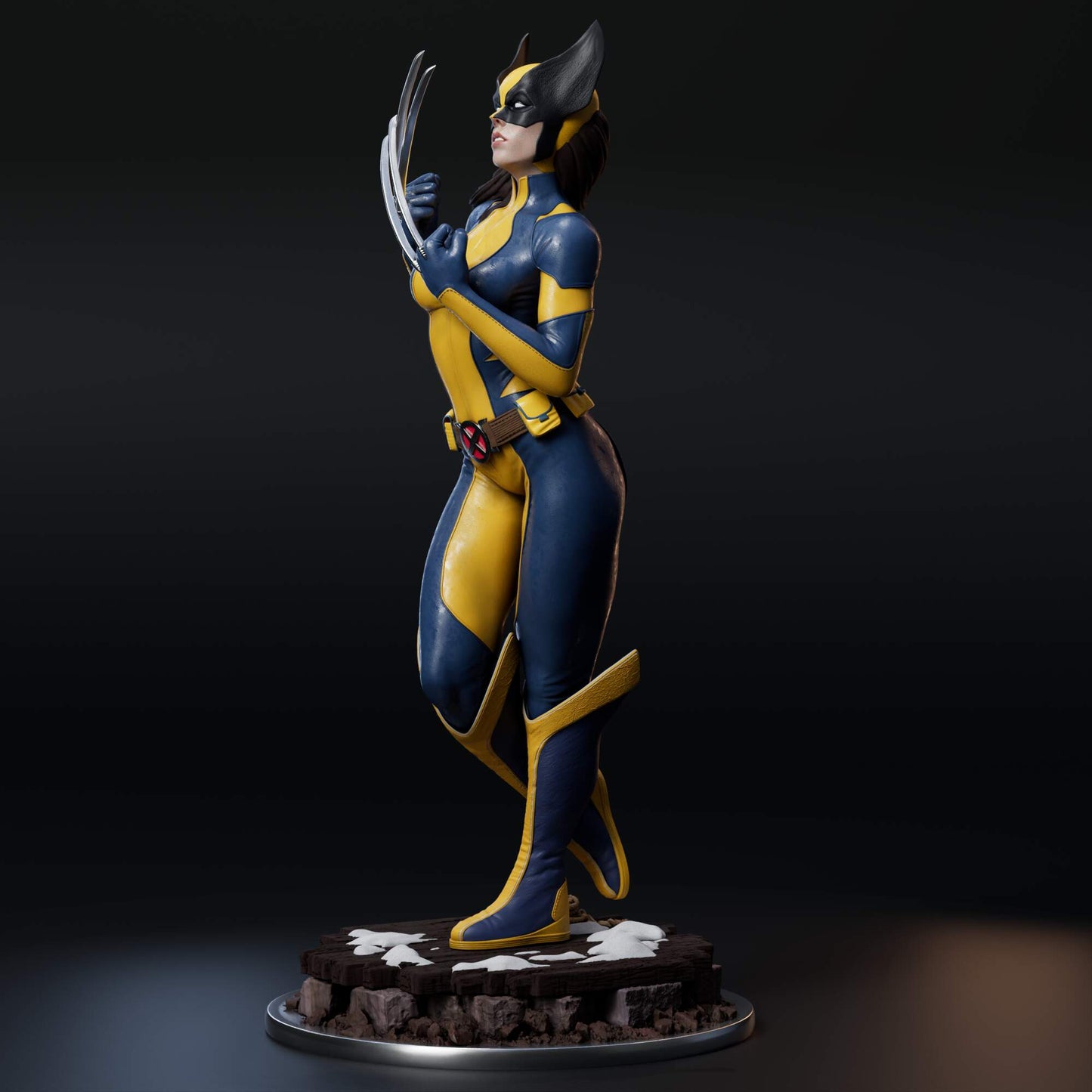 Laura Kinney Wolverine Statue 3D-Printed Kit