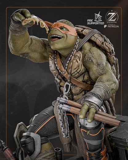 Michelangelo TMNT Statue 3D-Printed Kit