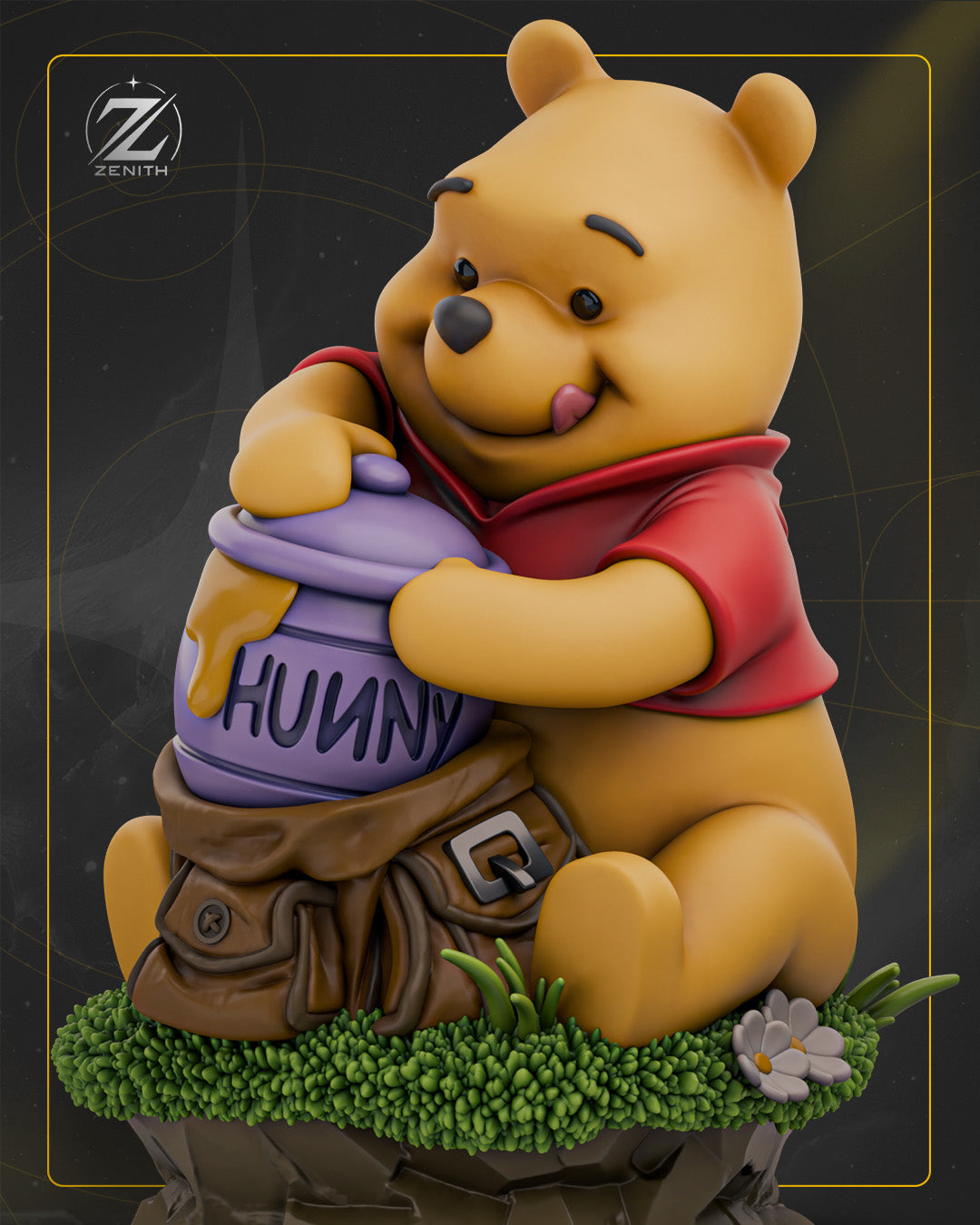 Winnie The Pooh Statue 3D-Printed Kit