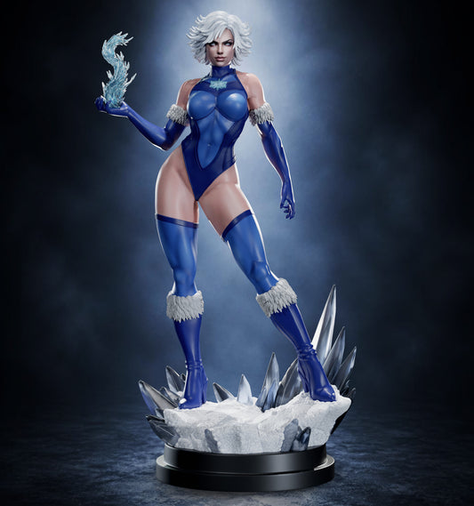 Killer Frost Statue 3D-Printed Kit
