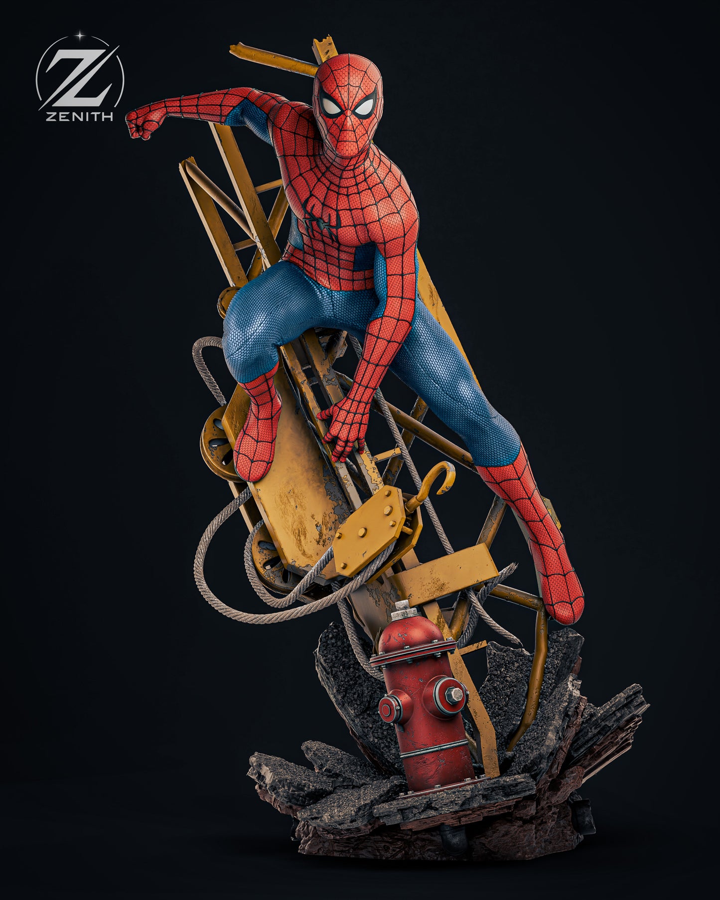 Spiderman Statue 3D-Printed Kit