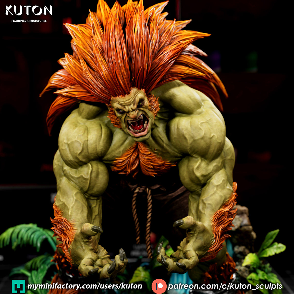 Blanka Statue 3D-Printed Kit