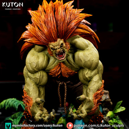 Blanka Statue 3D-Printed Kit