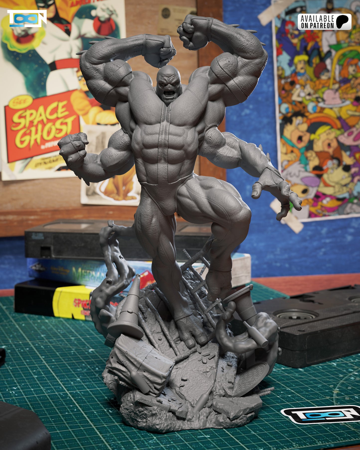 Four Arms Statue