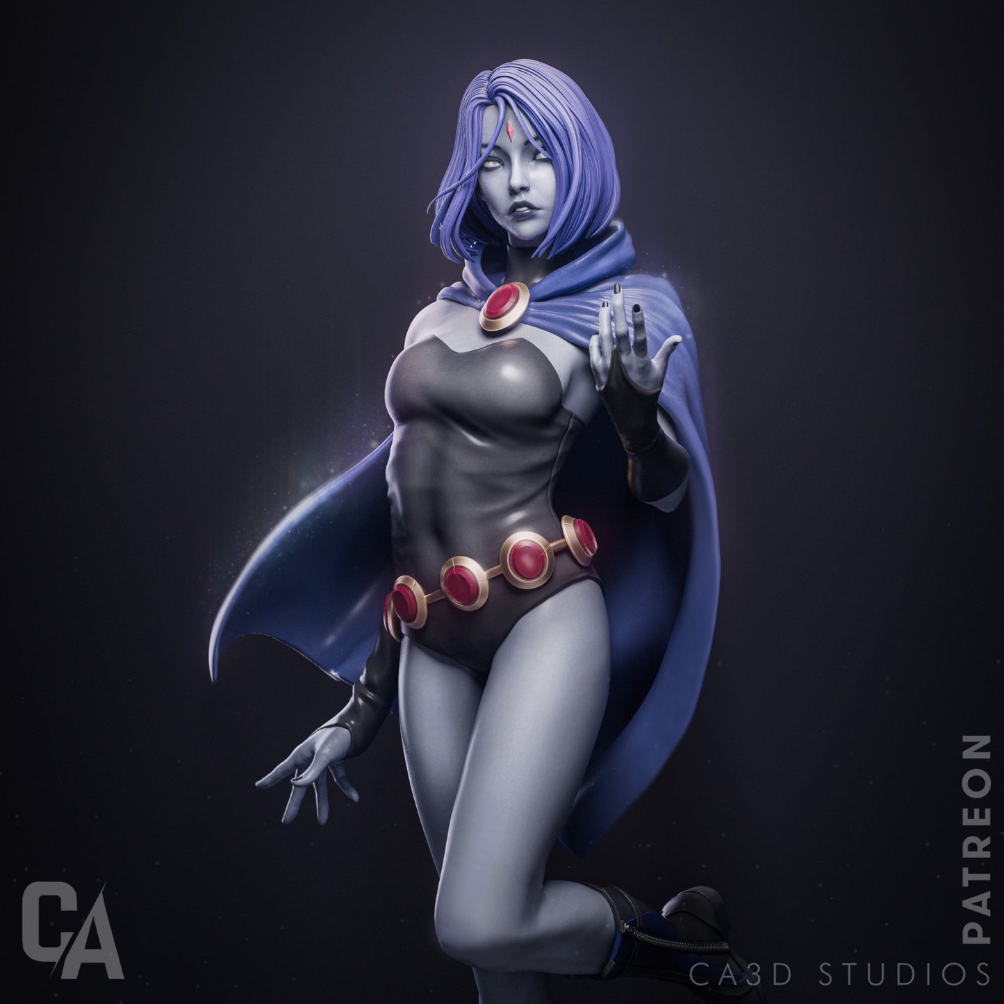 Raven Statue