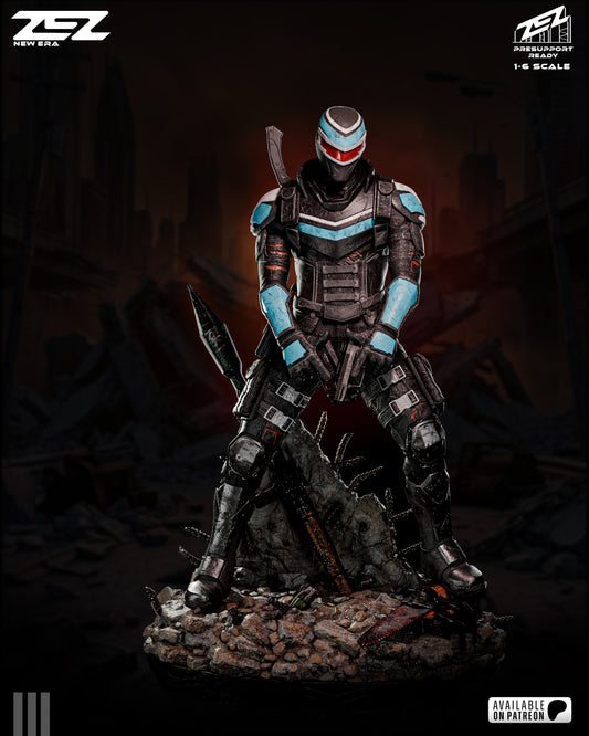 Vigilante Statue 3D-Printed Kit