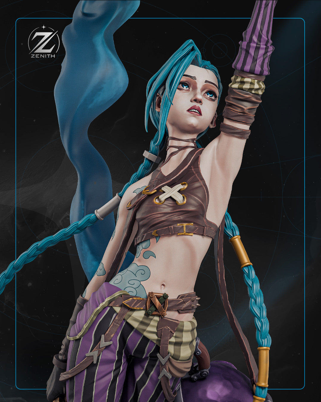 Jinx Statue 3D-Printed Kit