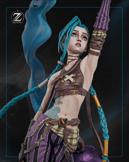 Jinx Statue 3D-Printed Kit