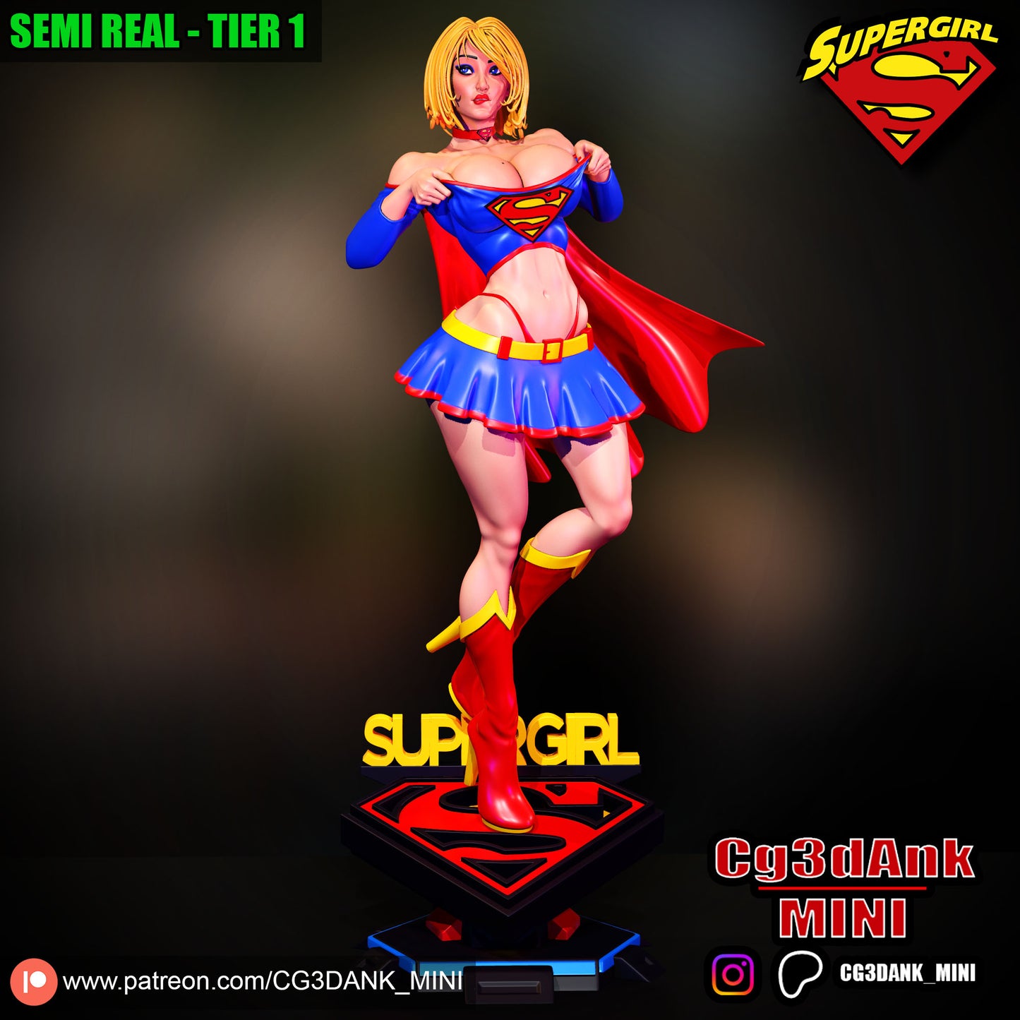 Supergirl Statue
