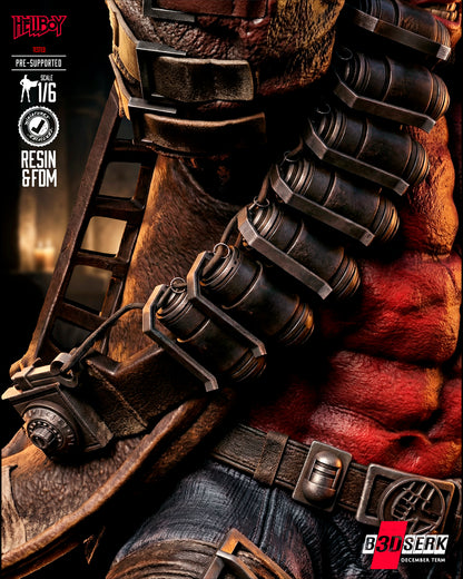 Hellboy Statue 3D-Printed Kit