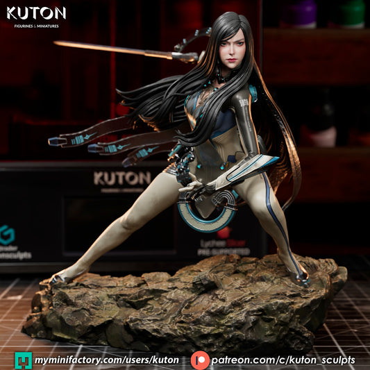 Raven Statue 3D-Printed Kit