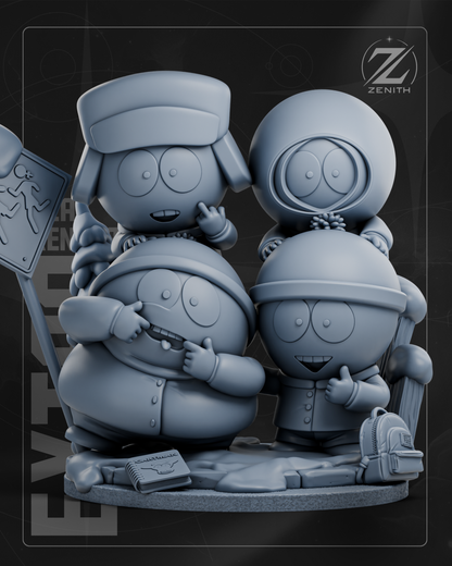 South Park Statue 3D-Printed Kit