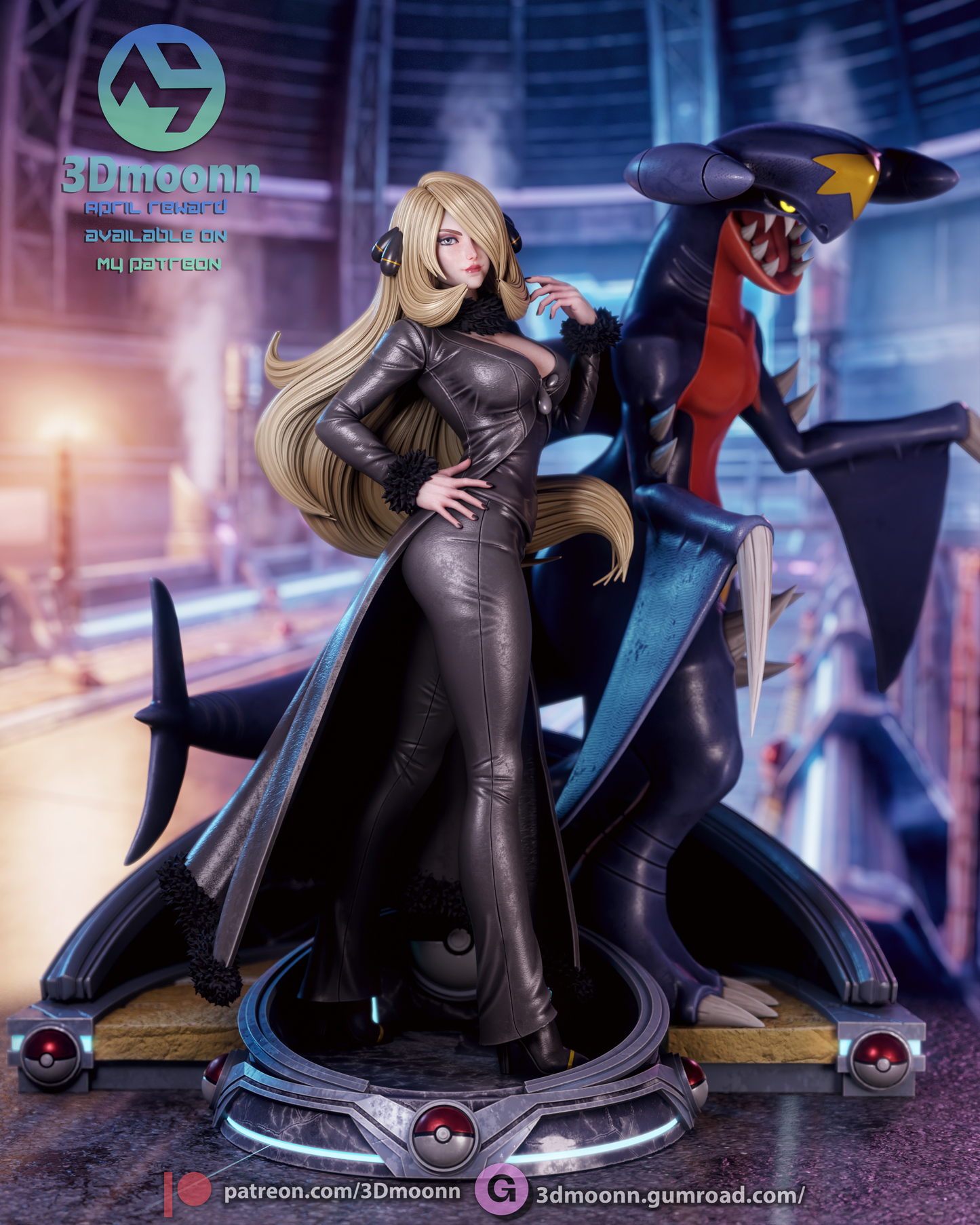 Cynthia Statue 3D-Printed Kit