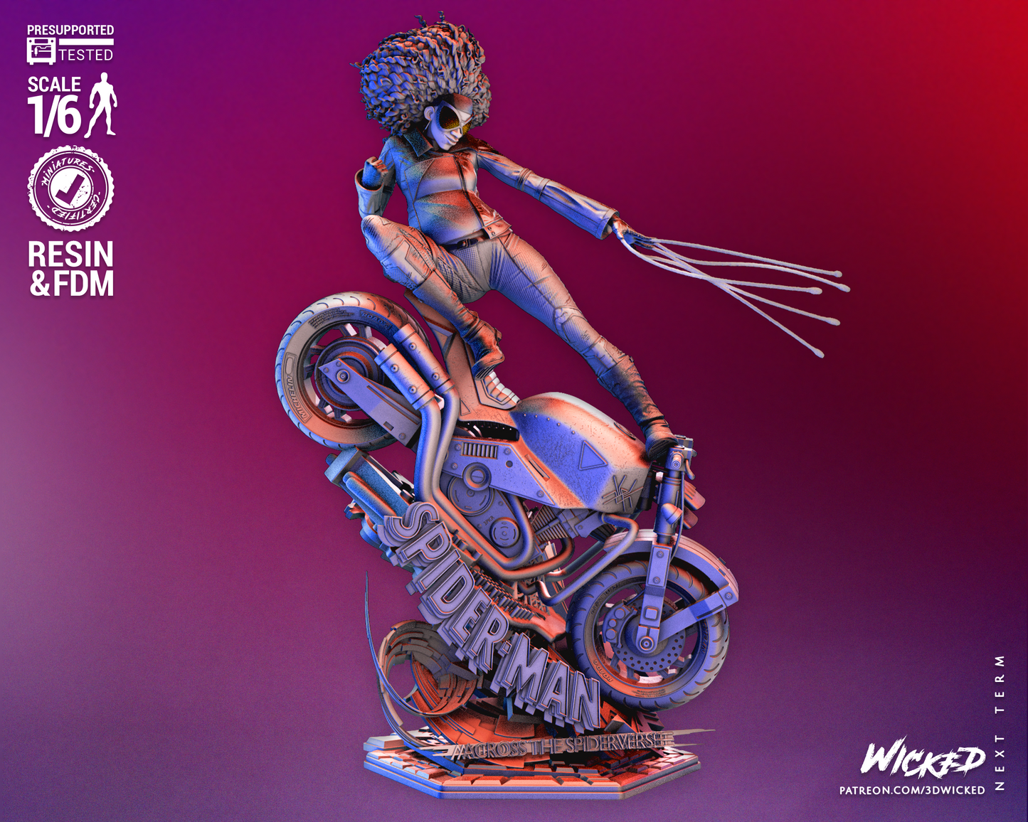 Spider Woman (Jessica Drew - Spiderman Across The Spider Verse) Statue