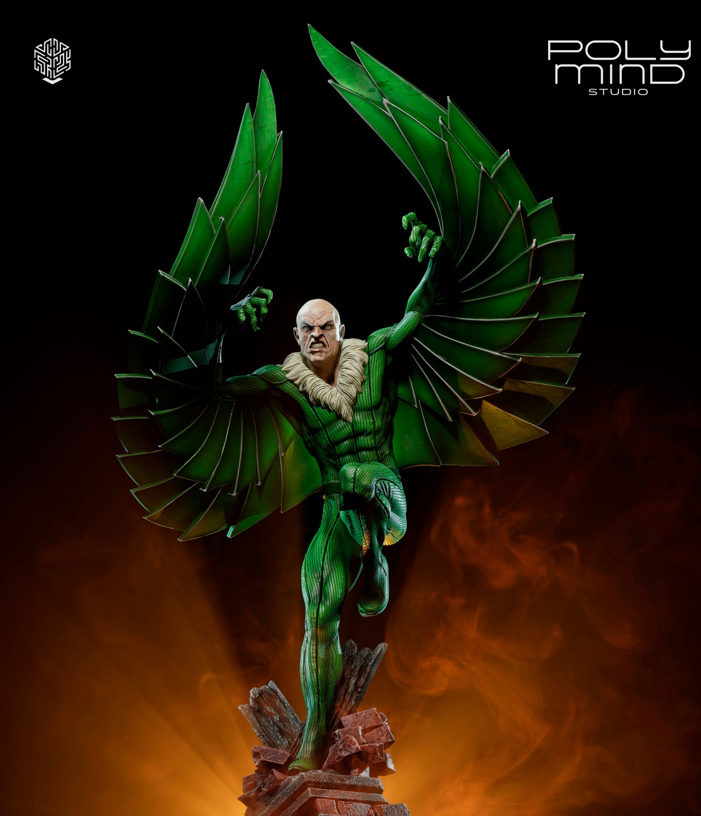 Volture Statue 3D-Printed Kit