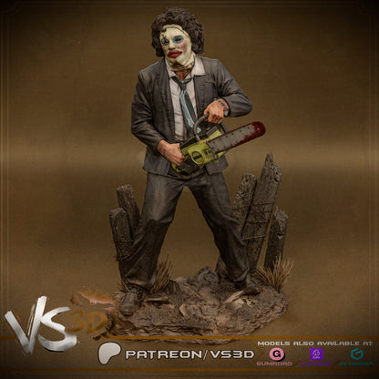 Leatherface Statue 3D-Printed Kit