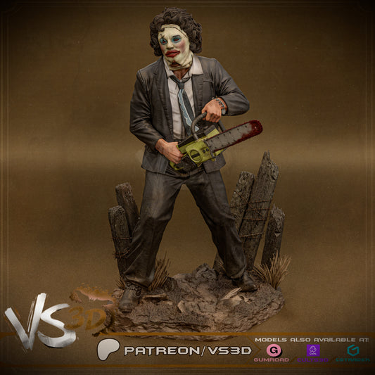 Leatherface Statue 3D-Printed Kit