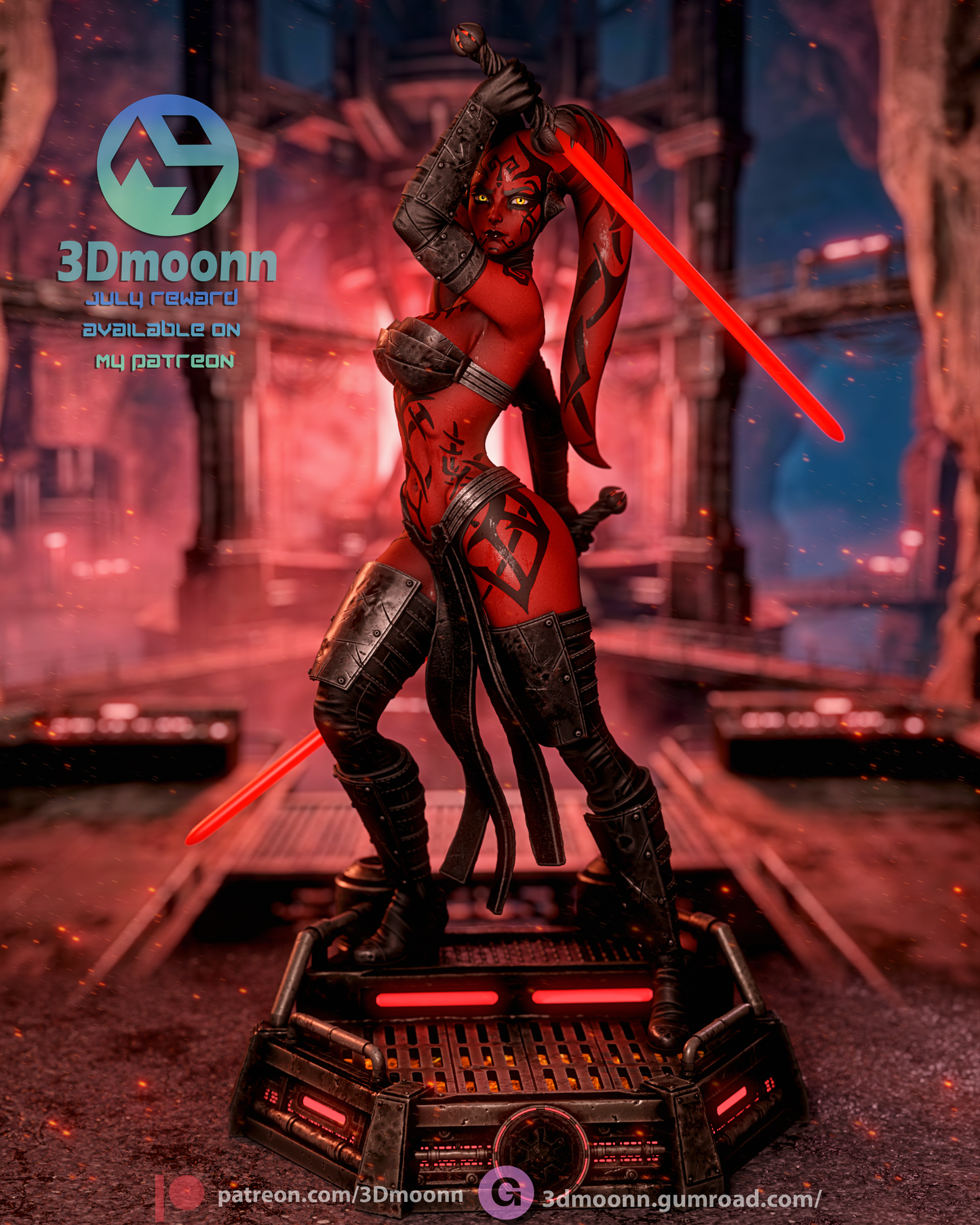 Darth Talon 3D-Printed Kit