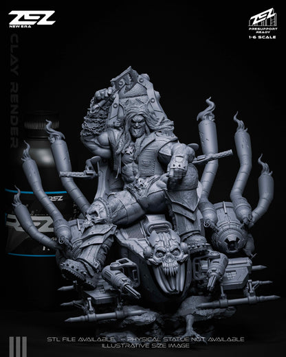 Lobo (Throne) Statue 3D-Printed Kit