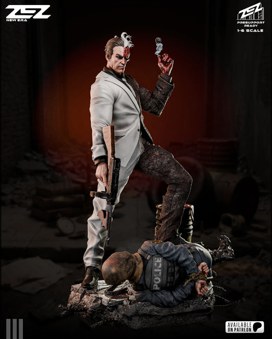 Two Face Statue 3D-Printed Kit
