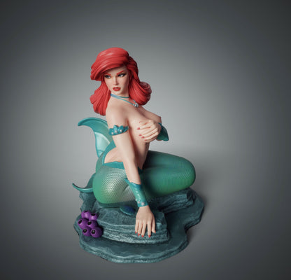 Mermaid Ariel Statue