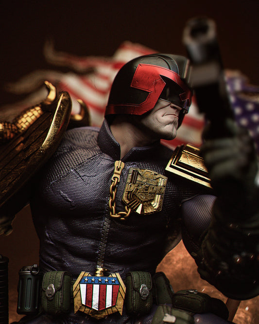 Judge Dredd Statue
