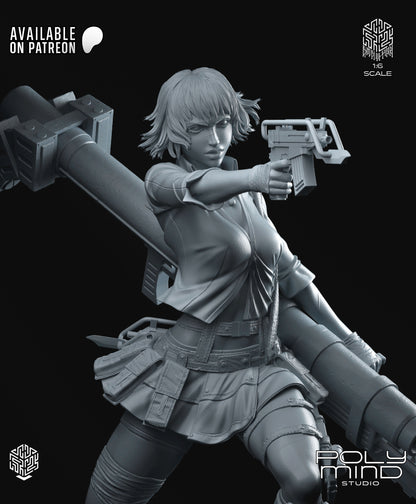 Lady (DMC3) Statue 3D-Printed Kit