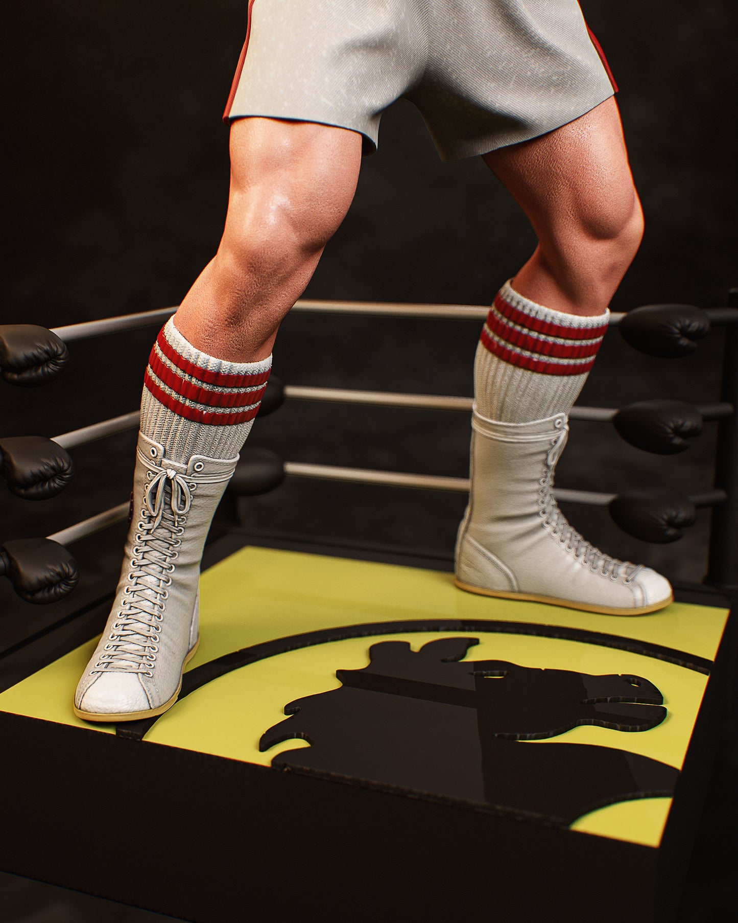 Rocky Statue