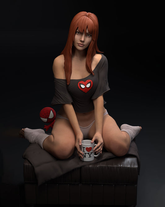 Mary Jane Statue 3D-Printed Kit