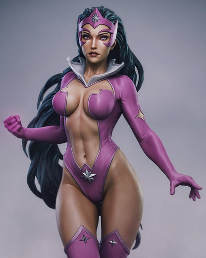 Star Sapphire Statue 3D-Printed Kit