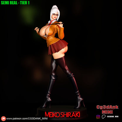 Meiko Shiraki Statue 3D-Printed Kit