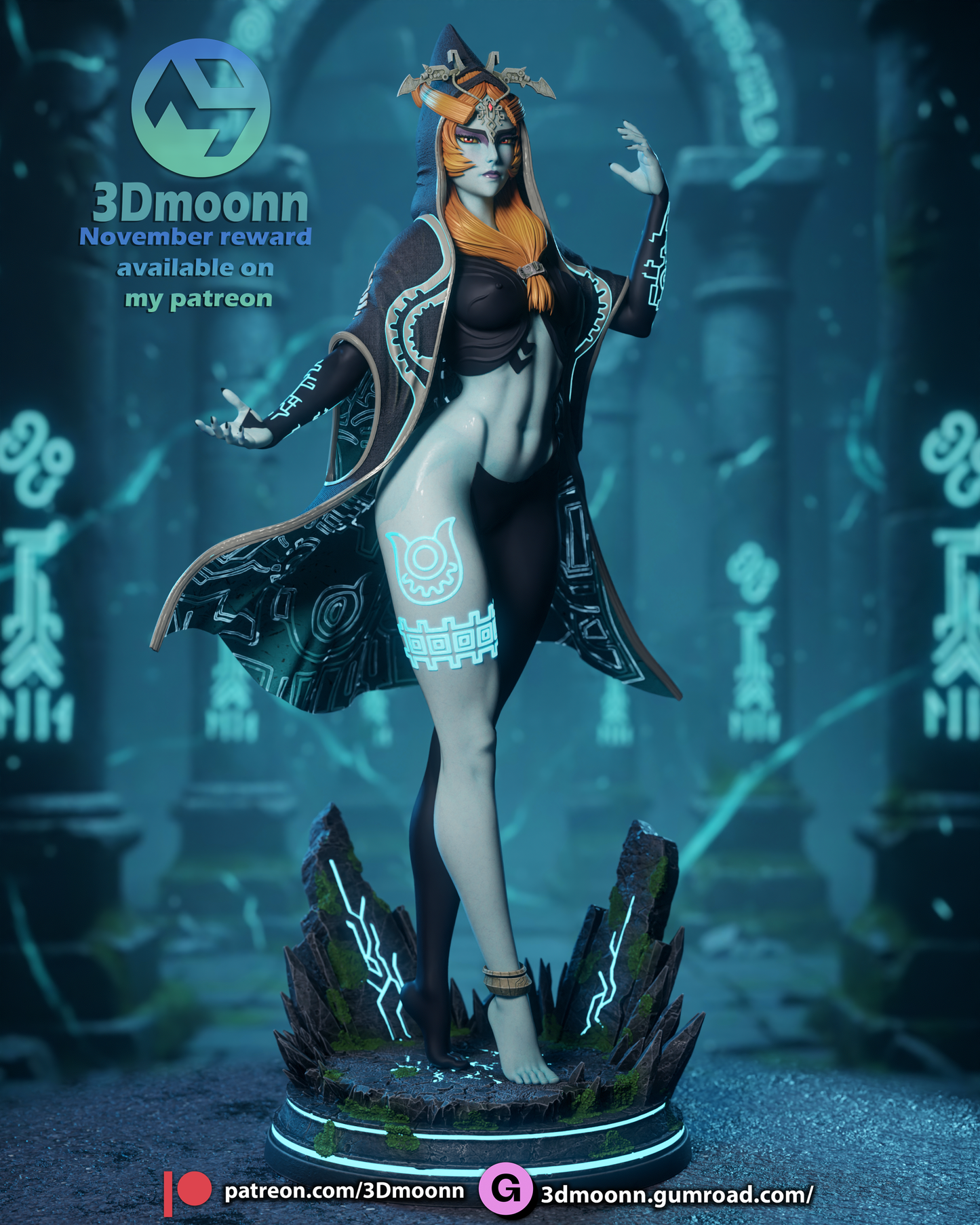 Midna - Zelda Twilight Princess Statue