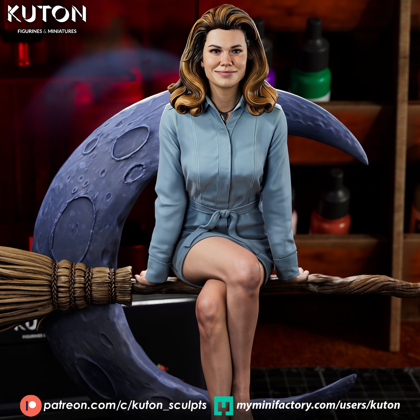 Bewitched Statue 3D-Printed Kit