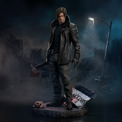Leon S Kennedy Statue 3D-Printed Kit
