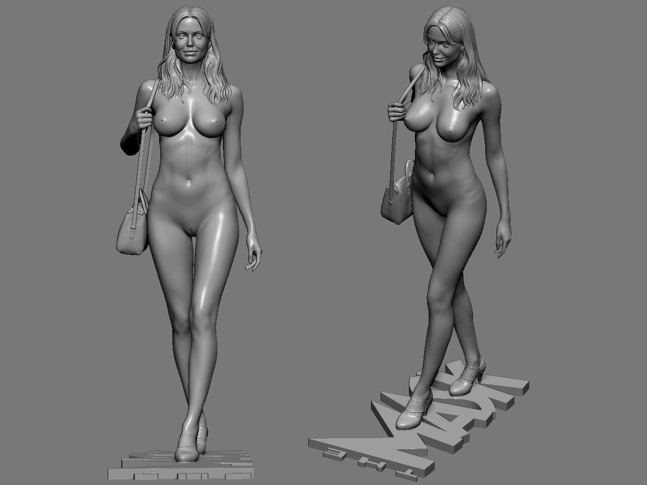 Tina Carlyle (The Mask) Statue 3D-Printed Kit