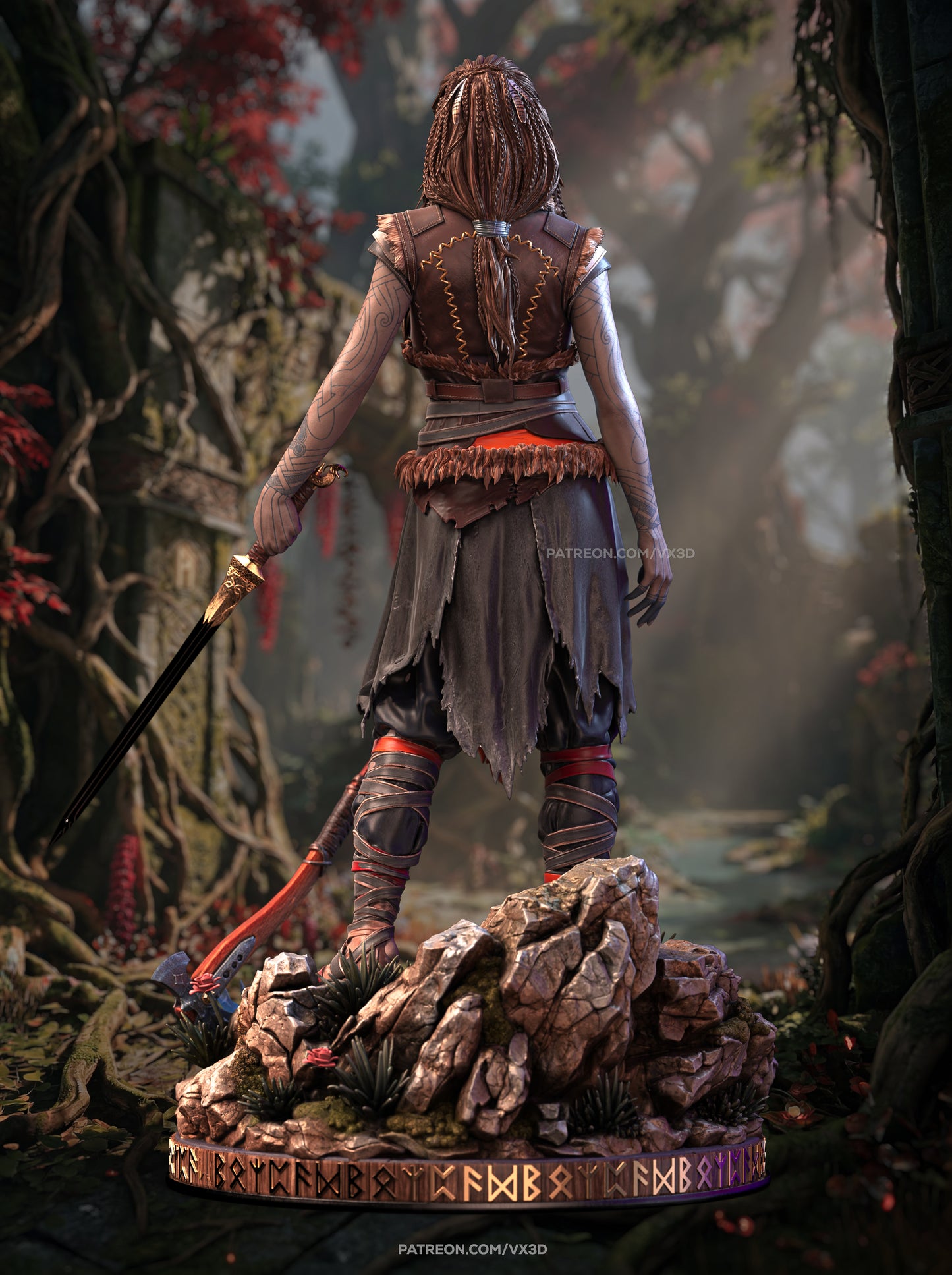 Freya Statue 3D-Printed Kit
