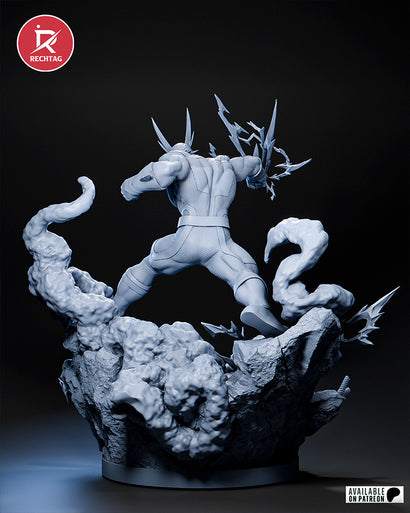 All Might Statue 3D-Printed Kit
