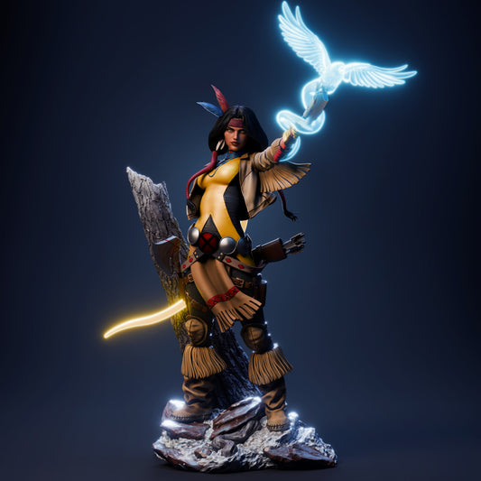 Dani Moonstar Statue 3D-Printed Kit